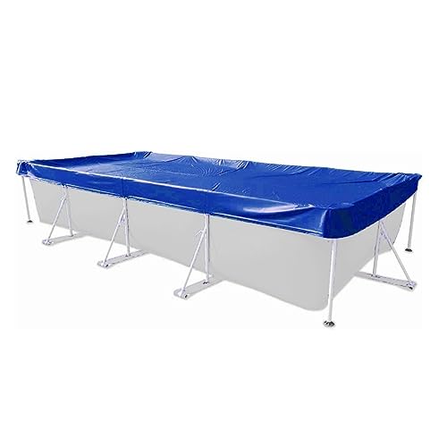 Abdeckplane Rechteck 600x300 cm Blau mit Übermaß Sommer & Winter Pool Schwimmbad von EVOLUTION