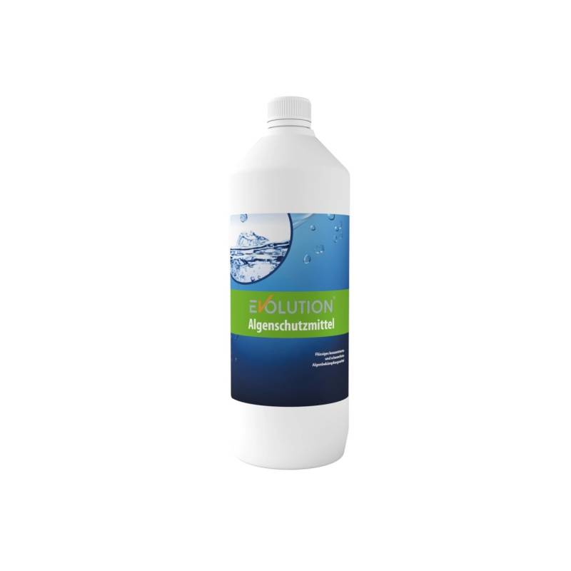 Evolution Algenschutzmittel 1 Liter Schaumfrei Präventiv gegen Algenwachstum Pool von Evolution