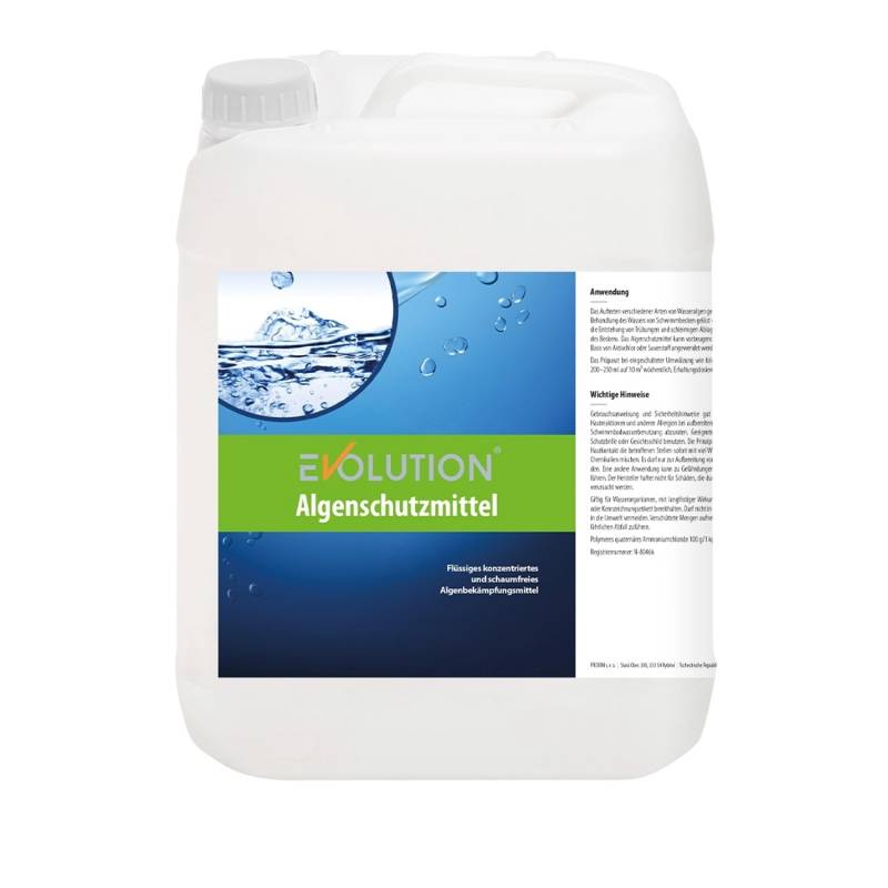 Evolution Algenschutzmittel 5 Liter Schaumfrei Präventiv gegen Algenwachstum Pool von Evolution