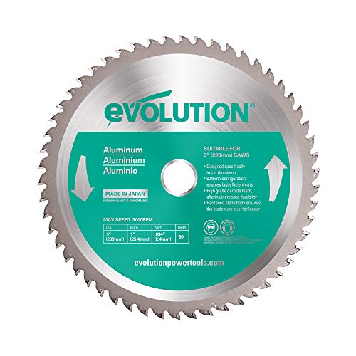 Evolution Evoblade 230 AL Kreissägeblatt für Aluminium, Wolframcarbid (TCT), 230 mm von Evolution