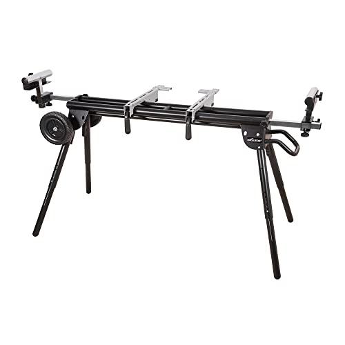 Evolution Gehrungssägenständer Plus - Kompakter Klappbarer Ständer Mit Ausziehbaren Armen, Universell Passend für Makita, DeWalt, Bosch, Ryobi, Einhell und Metabo von Evolution Power Tools