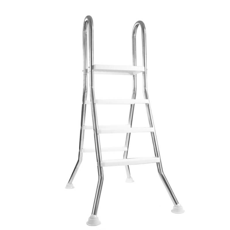 Evolution Hochbeckenleiter V2A Edelstahl 2x 3 Stufen mit Plattform Kunststoff von Evolution