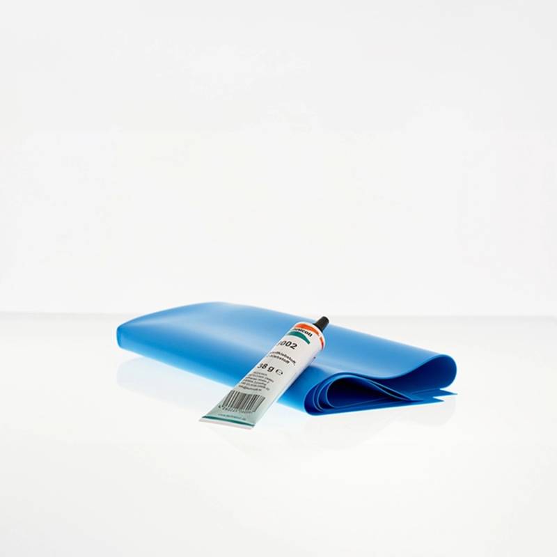 Evolution Poolfolie Reparatur Set in Blau 20 x 30 cm mit Kleber 0,8 mm Folie von Evolution