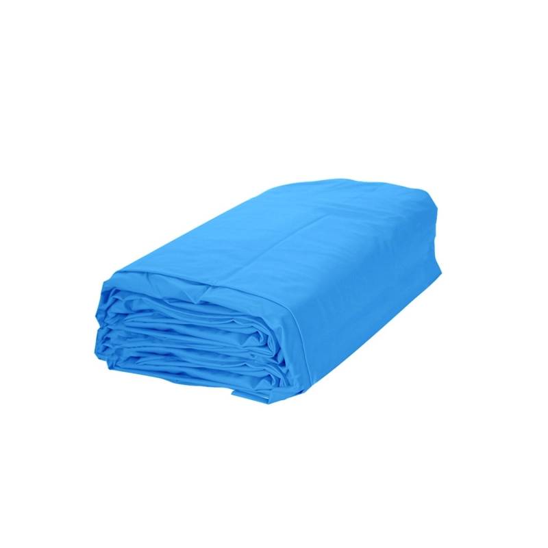 Evolution Poolfolie Rund Blau 400x120cm 0,6mm Einhängebiese Austauschfolie Innenhülle von Evolution