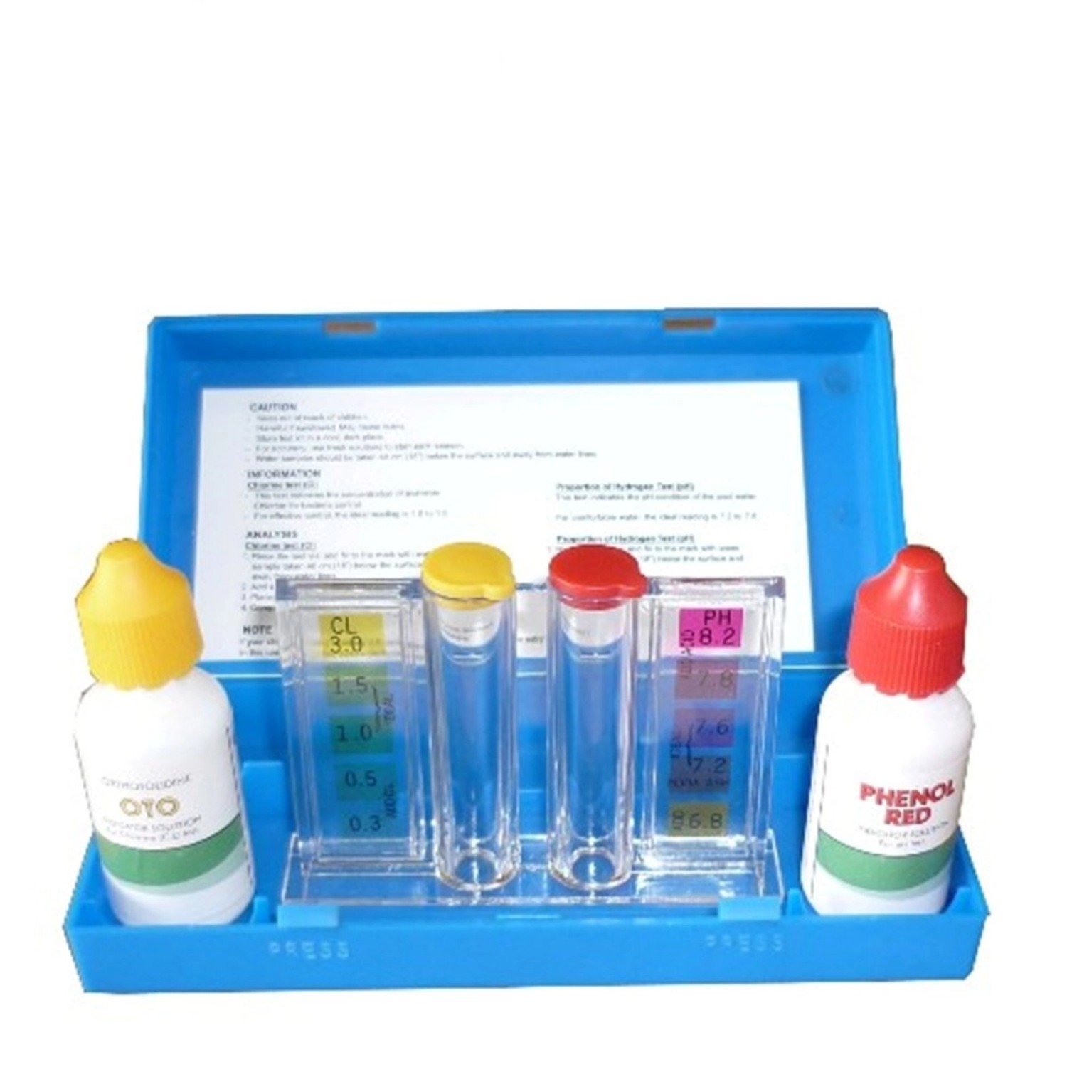 Evolution Pooltester Chlor und pH Wasseranalyse Manuell mit Testflüssigkeit Pool Evolution Pooltester Chlor und pH Wasseranalyse Manuell mit Testflüssigkeit Pool von Evolution