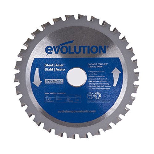 Evolution Power Tools Edelstahl Sägeblatt, 5-3/8BLADEST, 30 Zähne, 5-3/8 Inch von Evolution Power Tools