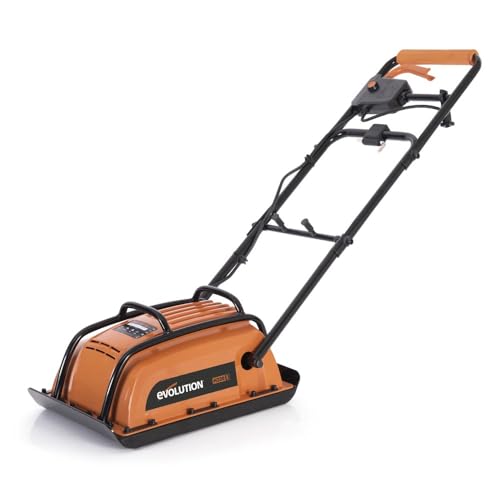 Evolution Power Tools H320-E Hulk Elektro Elektrisch Vibrationsstampfer, Rüttler, rüttelplatte - Ideal zum Nivellieren von Gehwegen, Vorbereiten von Kunstrasenflächen, Terrassen, Blockarbeiten, Sand von Evolution Power Tools