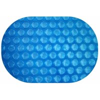 Evolution - Solarplane Oval 490x300cm light-blue 300µm Erwärmung Solarfolie Isolierung Pool - blau von Evolution