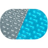 Solarplane Oval 623x360cm Darkblue-Silver 400µm Geobubble Isolation Solarfolie von Evolution