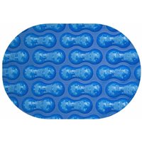 Solarplane Oval 820x420cm Polyesterbeschichtung 400µm Geobubble Stabil Pool von Evolution