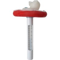Thermometer Eisbär auf Schwimmring Rot m. Schnur Temperatur Messung °c & °f Pool Thermometer Eisbär auf Schwimmring Rot m. Schnur Temperatur Messung °c & °f Pool von Evolution
