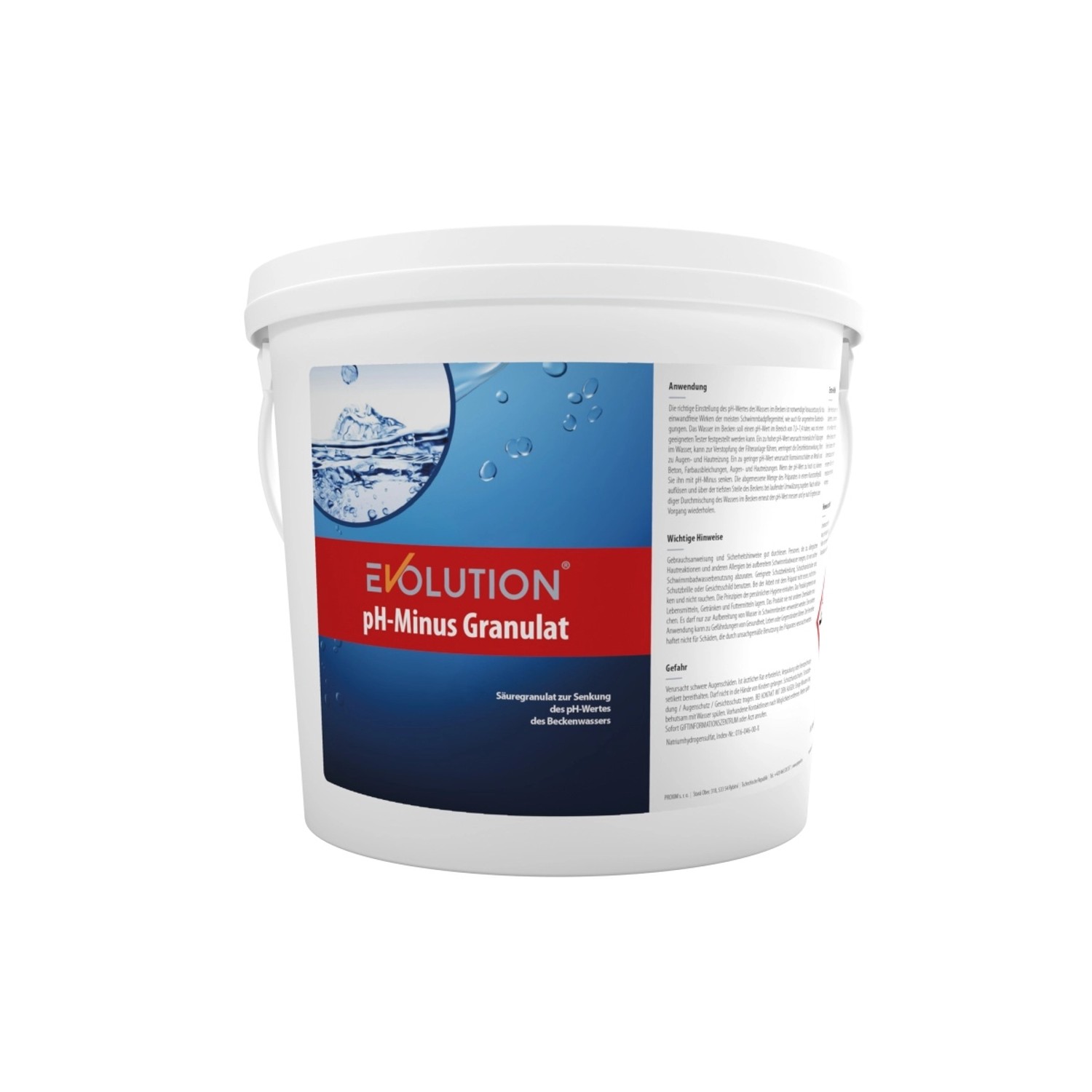 Evolution pH-Minus Granulat 5 kg Senkung pH-Wert Wasserpflege Pool Schwimmbad von Evolution