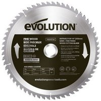 Hartmetall-Holzsägeblatt, 255 mm Durchmesser Evolution Hartmetall-Holzsägeblatt, 255 mm Durchmesser Evolution von Evolution