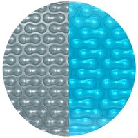 Solarplane Rund 400cm Darkblue-Silver 400µm Geobubble Isolation Solarfolie Pool