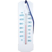 Thermometer Jumbo 26 cm Weiß Schnur Temperatur Messung °c & °f Pool Schwimmbad von Evolution