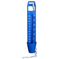 Evolution - Thermometer Blau 25 cm mit Schnur Temperatur Messung °c & °f Pool Schwimmbad von Evolution