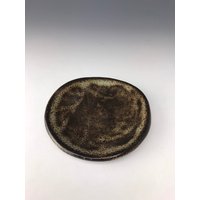 2" Grau Und Braun Mini Teller von EvolvingDesignStudio