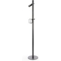 EVOTEC Gartenleuchte "PAUL - Grilleuchte, Taschenleuchte, Stehleuchte, Tischleuchte", 1 flammig, Leuchtmittel LED-Board  LED fest integriert, ideal zum Grillen, Multiring mit Flaschenhalter + 3 Haken von Evotec