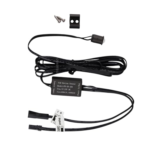 Evotrade LED-Sensoren 12 – 24 V – Tür-Bewegungssensor (1–3 cm) oder Näherungssensor (1–3 m) Mini-Einbau- oder Oberflächensensor bis zu 100 W (Tür-Bewegungssensor, grau) von Evotrade