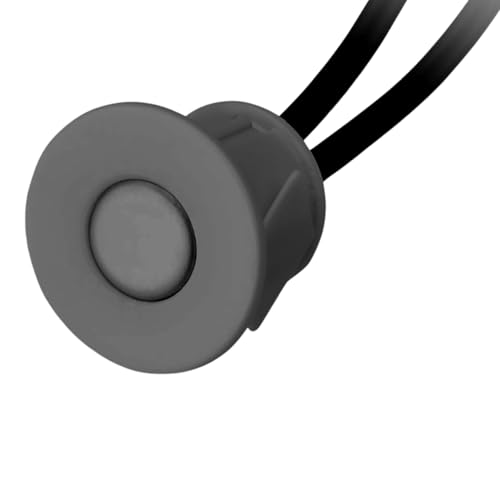 Evotrade Switch/Touch-Dimmer für LED Berührungssensor mit Dimmerfunktion für die integrierte Montage auf Arbeitsplatten, Schreibtischen oder Schränken (Grau) von Evotrade