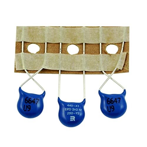 5x Keramik Kondensator 2,2nF 440V AC Evox Rifa ERO610RJ4220MCRA d8x4mm 2200pF von IT-Tronics