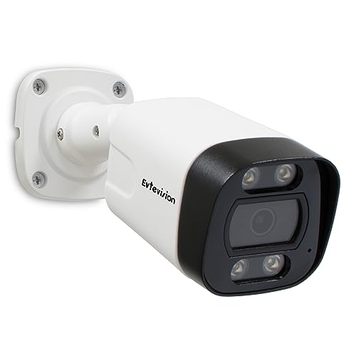 Evtevision 5MP POE Überwachungskamera außen, Security IP Kamera Aussen mit 2-Wege Audio,Humanoid Erkennung,IP67 Wasserdicht Outdoor Camera,IR Nachtsicht, Micro SD Kartensteckplatz von Evtevision