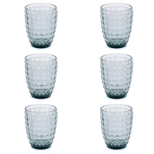 Evviva Company 4736 Set mit 6 Wassergläsern, Glas von Evviva