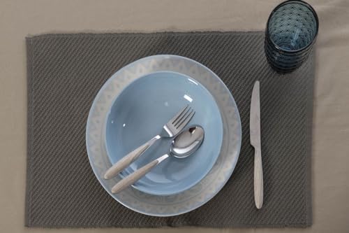EVVIVA COMPANY SRL Tischsets aus Baumwolle, Fischgrätmuster, 33 x 48 cm, maschinenwaschbar, ideal zum Schutz Ihres Tisches und zur Dekoration des Tisches mit Stil und Eleganz, 6 Stück EVVIVA COMPANY SRL Tischsets aus Baumwolle, Fischgrätmuster, 33 x 48 cm, maschinenwaschbar, ideal zum Schutz Ihres Tisches und zur Dekoration des Tisches mit Stil und Eleganz, 6 Stück von Evviva