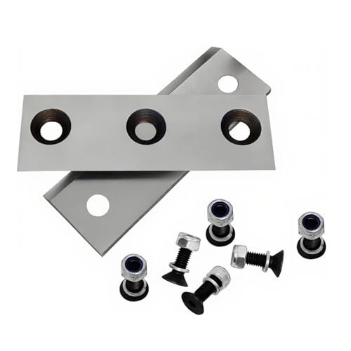 Evylnorrs 2 Stück, Holzhäcksler Klingen, geeignet für Landwerke, Superhandlich LCE12, Greatcircleusa GUO054 Mini Stahl Holzhacker EFCUT C30, C30Mini, C30 Lite Evylnorrs 2 Stück, Holzhäcksler Klingen, geeignet für Landwerke, Superhandlich LCE12, Greatcircleusa GUO054 Mini Stahl Holzhacker EFCUT C30, C30Mini, C30 Lite von Evylnorrs