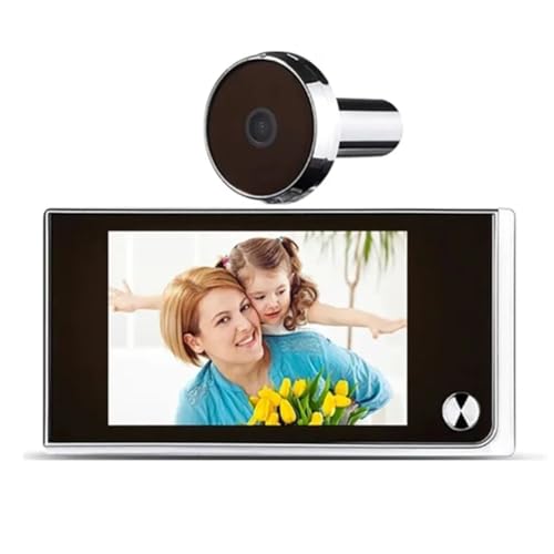 Evzvwruak 3,5 Zoll Türklingel Guckloch Viewer Digital Türkamera 120° LCD 2 Millionen HD Pixel Kitty Eye Türklingel Outdoor Monitor Langlebig von Evzvwruak