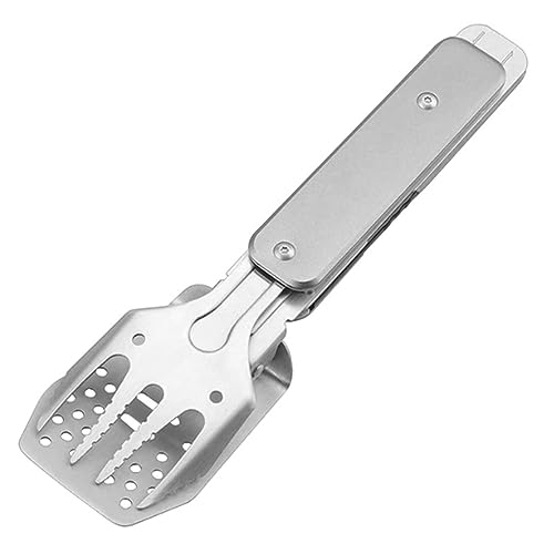 Evzvwruak 4 in 1 Mini BBQ Barbecue Combo Tool Set Multifunktions Grillwerkzeug mit Spatel, Gabel, Zange und Flaschenöffner für Wandern Camping Evzvwruak 4 in 1 Mini BBQ Barbecue Combo Tool Set Multifunktions Grillwerkzeug mit Spatel, Gabel, Zange und Flaschenöffner für Wandern Camping von Evzvwruak