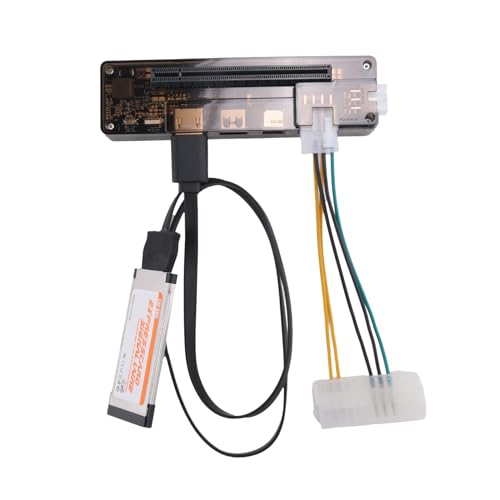Evzvwruak Externe Laptop Grafikkarte Dock Laptop Docking Station Video Card Set Kit Express Card Kabel von Evzvwruak