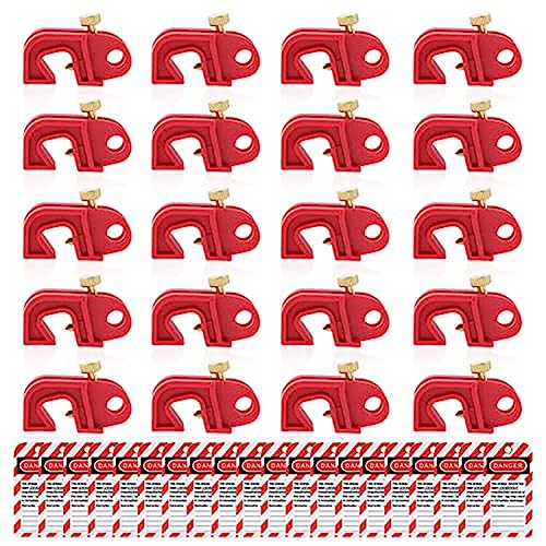 Evzvwruak Leitungsschutzschalter Lockout Gerät Lockout Tagout Tag Kit Breakers Lockout Universal Elektrisch für Lock Out Tag Out Set von Evzvwruak