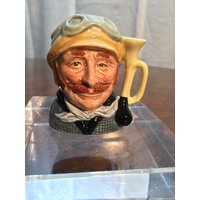 Royal Doulton - Veteran Autofahrer Miniatur Krug D 6641 Von David B. Biggs von EwasAntiqueShop