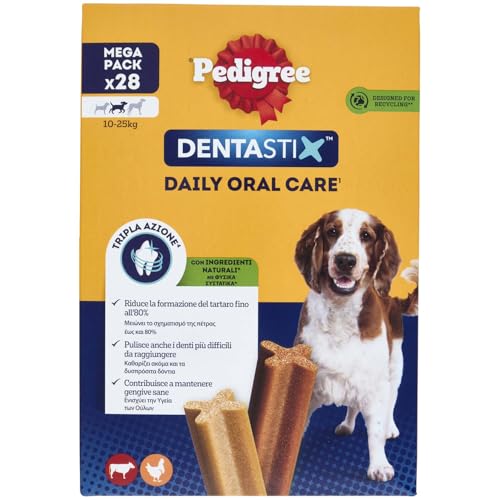 Pedigree Dentastix Daily Oral Care für Caner Größe Medium Big Pack mit 28 Stix von Pedigree