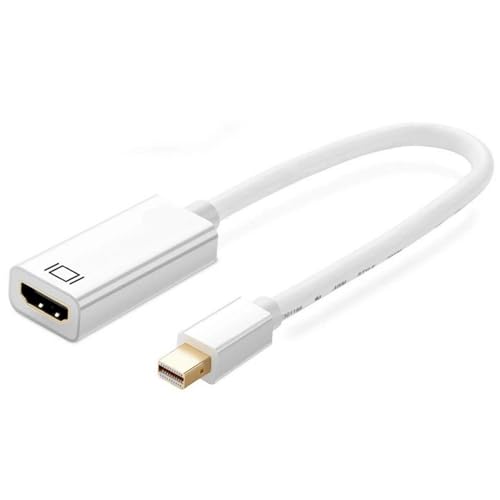 Adapterkabel Mini DisplayPort 1.2 auf HDMI 4K - Ideal für Double Screen oder Spiegelung - Behält höchste Videoqualität - Breite Kompatibilität von Ewent