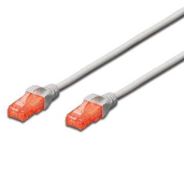 Ewent Netzwerk Kabel Patch Cat 6 U/UTP, AWG 24/7, 2 x RJ45 7 M grau von Ewent