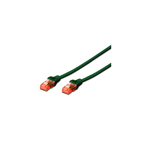ewent Netzwerk-Patchkabel Cat 6 U/UTP, AWG 24/7, 2 RJ45 Stecker grün von Ewent