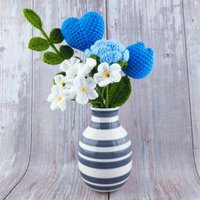 Gehäkelte Blumen | Blumenstrauß Geburtstagsgeschenk Hochzeit Geschenkidee Rosen Handarbeit Dekoration Geschenk von EwigeBlumenShop