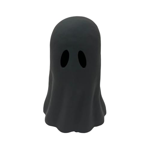 Ewleguzka Halloween-Miniatur-Geisterfiguren, Mini-Geisterfiguren aus Kunstharz, für Partyzubehör, gruselige Halloween-Figuren für Gartentisch, Zuhause, Landschaftsdekoration, Schwarz, 2 Stück Ewleguzka Halloween-Miniatur-Geisterfiguren, Mini-Geisterfiguren aus Kunstharz, für Partyzubehör, gruselige Halloween-Figuren für Gartentisch, Zuhause, Landschaftsdekoration, Schwarz, 2 Stück von Ewleguzka