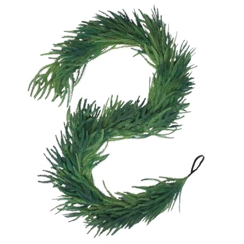 Ewleguzka Weihnachtsgirlande aus Zedernholz, realistische künstliche Kieferngirlanden, grüne künstliche Grüngirlande für Winterhaus, Kaminsims, Kamin, Innen- und Außenbereich, Weihnachtsdekorationen Ewleguzka Weihnachtsgirlande aus Zedernholz, realistische künstliche Kieferngirlanden, grüne künstliche Grüngirlande für Winterhaus, Kaminsims, Kamin, Innen- und Außenbereich, Weihnachtsdekorationen von Ewleguzka