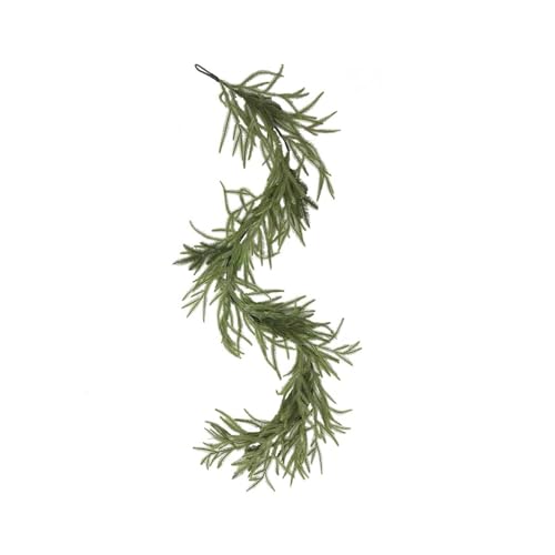 Ewleguzka Weiße Weihnachtsgirlande für Weihnachten und nicht beleuchtete weiche Urlaubsdekoration für den Innen- und Außenbereich, künstliche Twist-Girlande, Zuhause, künstliche Ewleguzka Weiße Weihnachtsgirlande für Weihnachten und nicht beleuchtete weiche Urlaubsdekoration für den Innen- und Außenbereich, künstliche Twist-Girlande, Zuhause, künstliche von Ewleguzka