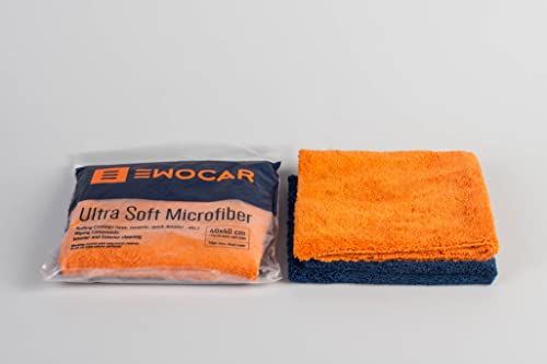 Ewocar Mikrofasertücher Auto Trockentuch 2er Set - Microfasertuch Autopflege - Mikrofasertuch Lack & Innenraum, Streifenfrei & Wiederverwendbar Ewocar Mikrofasertücher Auto Trockentuch 2er Set - Microfasertuch Autopflege - Mikrofasertuch Lack & Innenraum, Streifenfrei & Wiederverwendbar von Ewocar