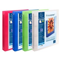 Exacompta Kreacover Präsentationsringbücher 4-Ringe farbsortiert 4,0 cm DIN A4, 12 St. Exacompta Kreacover Präsentationsringbücher 4-Ringe farbsortiert 4,0 cm DIN A4, 12 St. von Exacompta