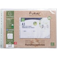 Exacompta Prospekthüllen Forever DIN A3 transparent genarbt 0,09 mm, 10 St. Exacompta Prospekthüllen Forever DIN A3 transparent genarbt 0,09 mm, 10 St. von Exacompta