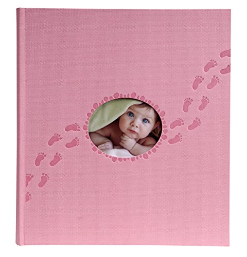 Exacompta 12202E Premium Fotoalbum Piloo mit 60 Seiten, perfekt für Ihre Baby- und Kinderfotos zum selbstgestalten Fotobuch rosa von Exacompta