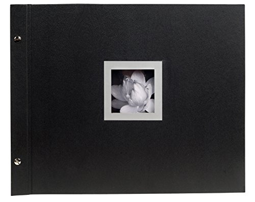 Exacompta 16944E Premium Fotoalbum Ceremony mit 40 Seiten, perfekt für Ihre Fotos zum selbstgestalten Fotobuch Schraubenalbum schwarz, 37 x 29cm von Exacompta