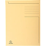 Exacompta 3 Klappen-Mappe Forever 449002E Folio-Buffkarton 24,5 x 35 cm von Exacompta