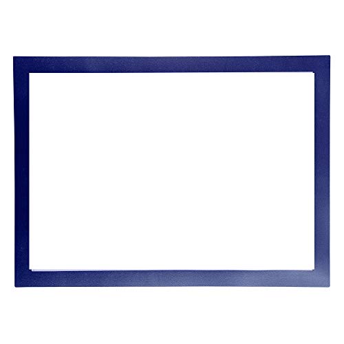 Exacompta 39202E Magnet-Schild DIN A4 mit blauer Rahmen ideal als Sicherheitsschild Hinweisschild von Exacompta