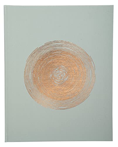 Exacompta 47982E Klassisches Gästebuch Ellipse Hochformat 27x22 cm Kunstlederpapier mit Rosé-Goldprägung Goldschnitt 100 einfarbige weiße Seiten Farbe: Grün Exacompta 47982E Klassisches Gästebuch Ellipse Hochformat 27x22 cm Kunstlederpapier mit Rosé-Goldprägung Goldschnitt 100 einfarbige weiße Seiten Farbe: Grün von Exacompta